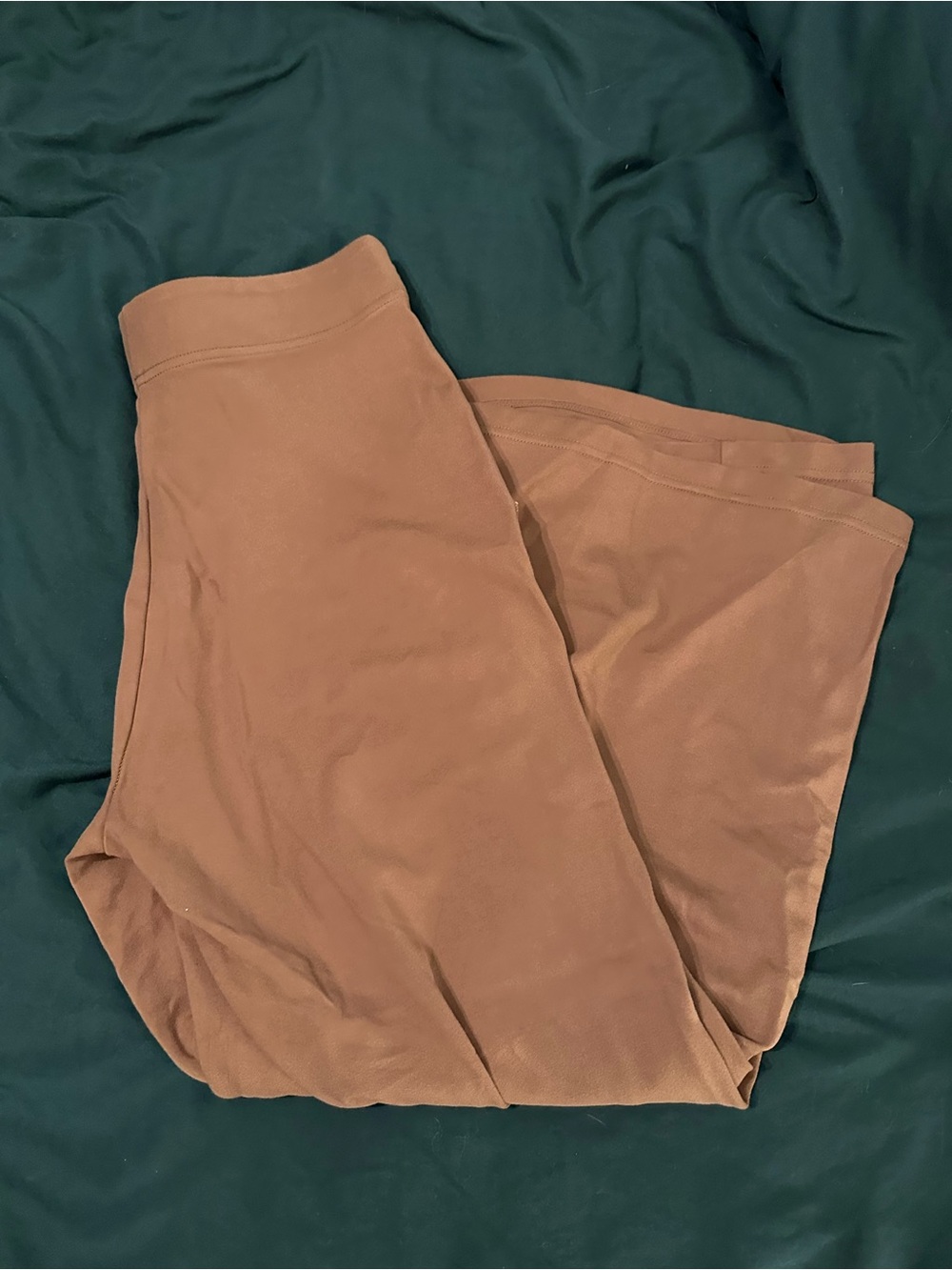Max Studio Wide Leg Pants in Camel Brown